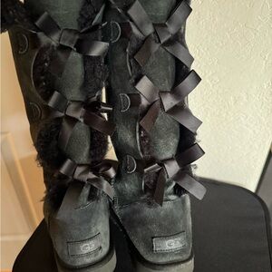 Black UGG boots
